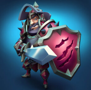 Knight 3d character design