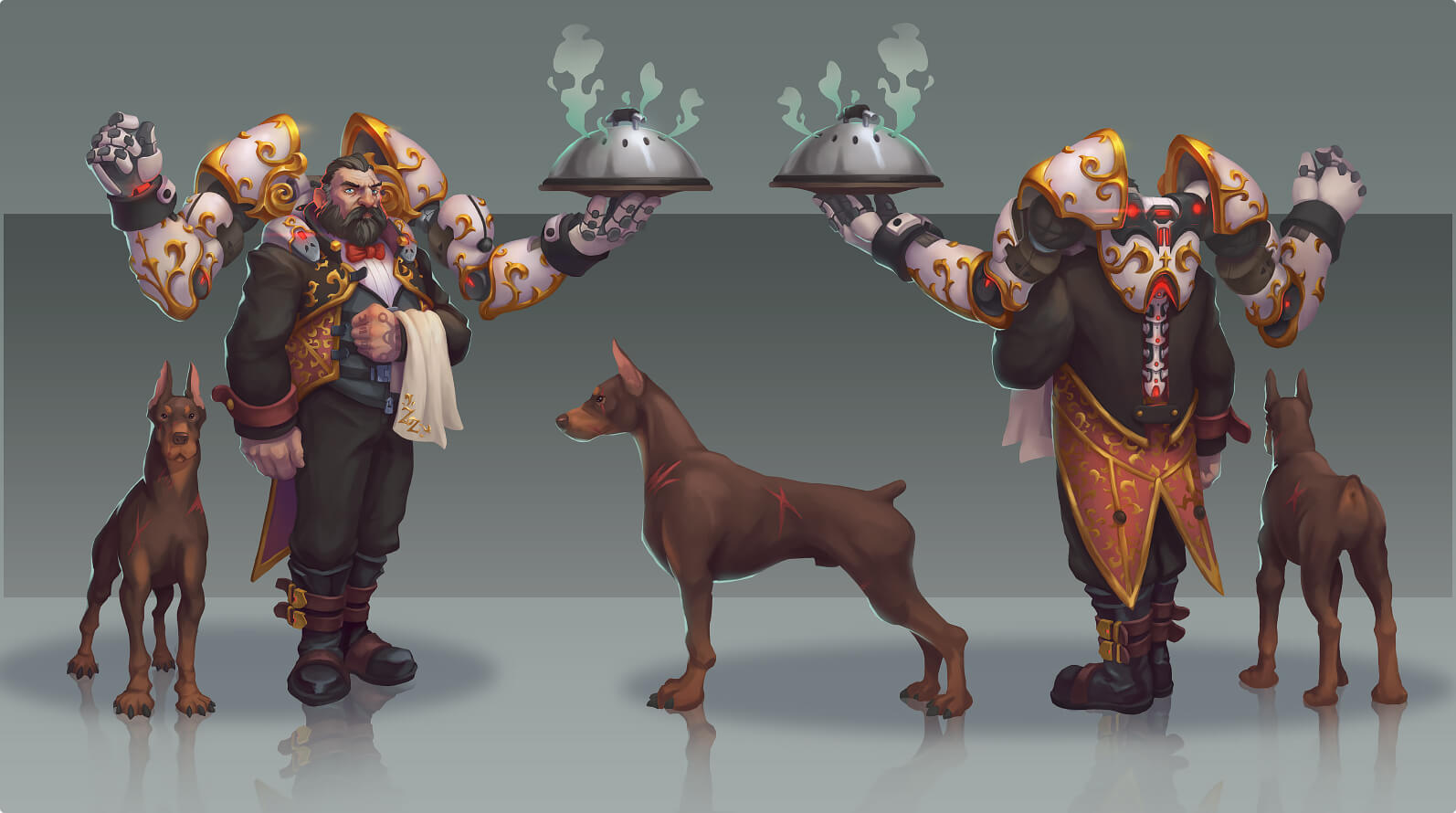 The Butler Character Concept Art Design