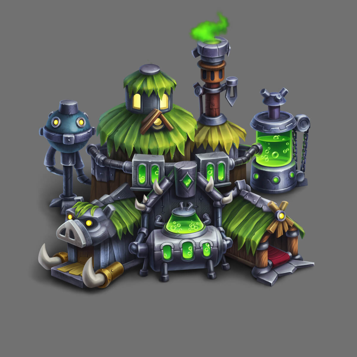 2D Building Design for NFT Islands Game