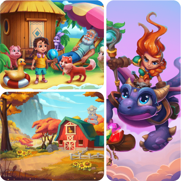 Static Illustrations for 2D Games