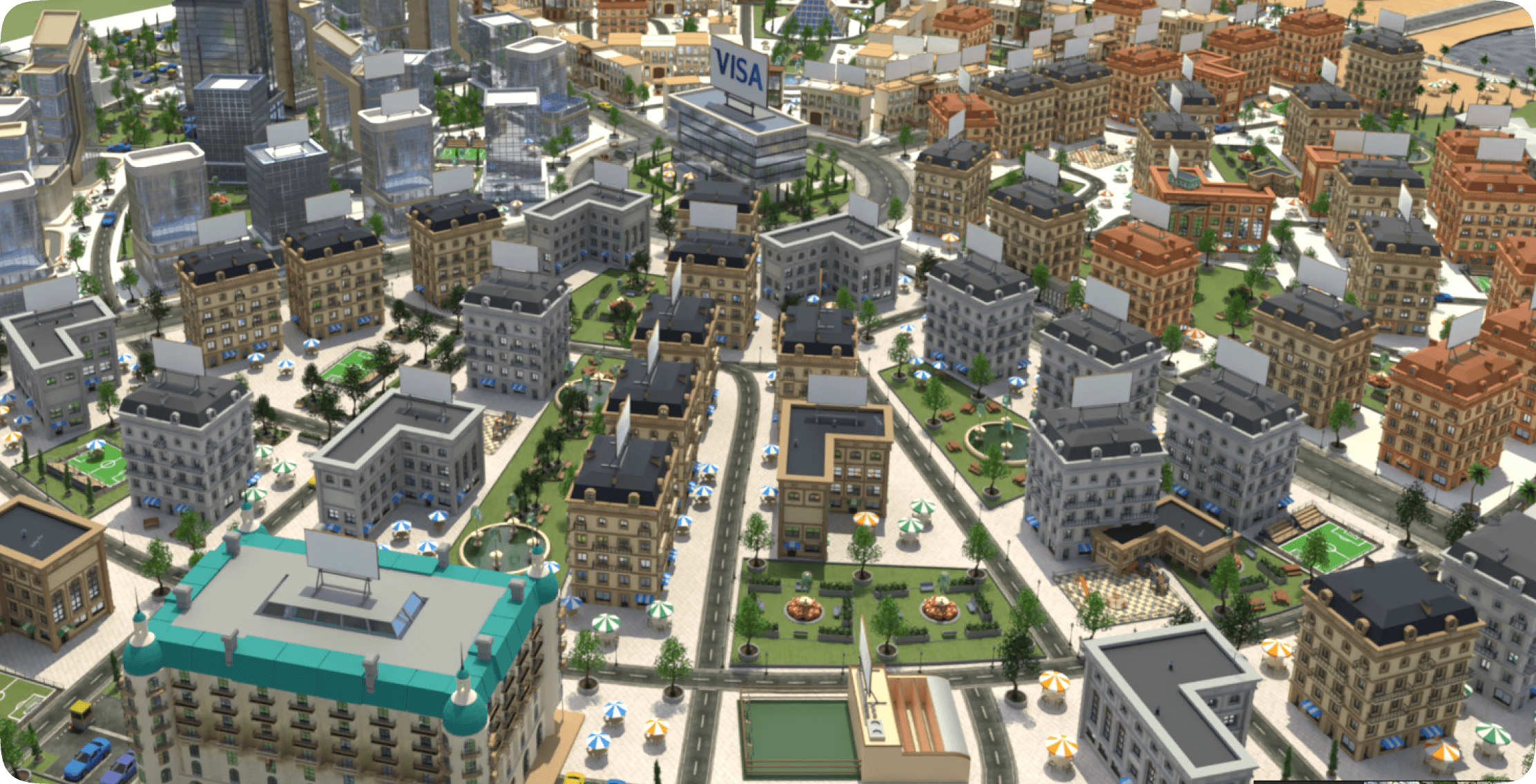 Fully interactive 3D map of Baku city